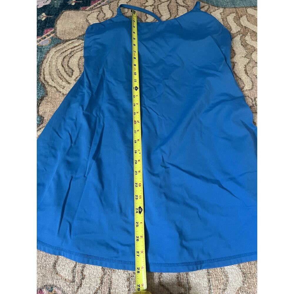 HALARA Gloomy Blue SoftlyZero Plush Backless Active Tennis Golf Skort Dress Sz L - Picture 12 of 12